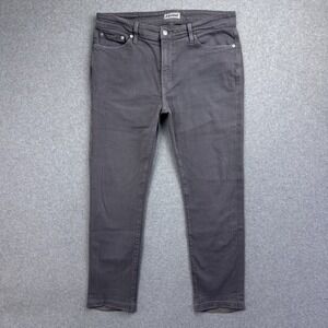 S.M.N. Studio Denim Mens The Finn Tapered Slim Gray Jeans Size 34
